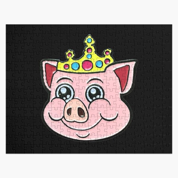 Shane Dawson Oh My God Pig - Pig Royalty  Jigsaw Puzzle RB1207 product Offical shane dawson Merch